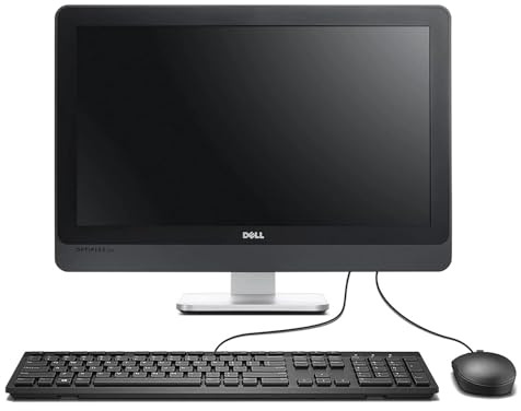 Dell OptiPlex 9020 All-in-One Desktop Computer, 23 FHD, Intel Core i5-4560s, 8GB RAM, 256GB SSD, WiFi, Bluetooth, US QWERTY-Tastatur, Windows 11 Pro (Generalüberholt)