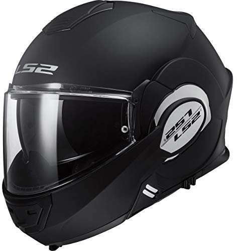 LS2 Motorradhelm VALIANT Mat, Schwarz, Größe L