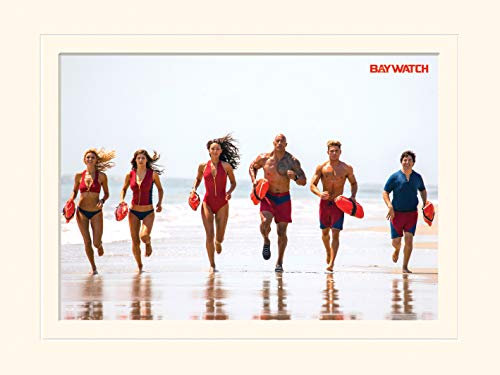 Baywatch 'Bay Team' montiert Drucken, 30 x 40 cm