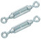 AB Tools 2 PACK Straining Screw/Turnbuckle Eye to Eye Galvanised Rigging M12