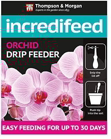 Orchid Drip Feeder Quick, Easy to Use for Better Healthy Plant Growth Greener Leaves More Flowers, 6 x 30ml Bottle by Thompson and Morgan (6)