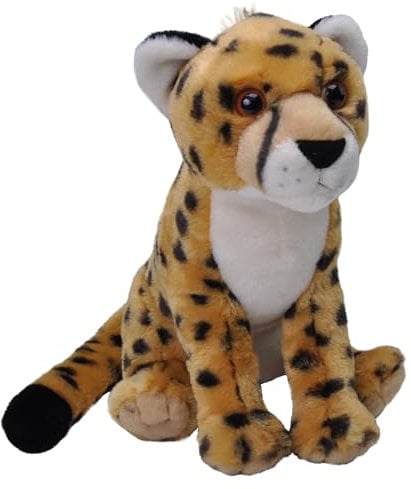 Wild Republic Cuddlekins Gepard, Stofftier, Baby-Geschenk für Mädchen und Jungen, Kinder Plüschtier, Kuscheltier Für Babys, Spielzeug aus Recyclingmaterial, 30 cm
