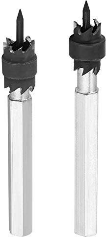 Broca de soldadura por puntos de cobalto HSS, 2 piezas de centro de acero de alta velocidad Brocas de avellanado combinadas Brocas de corte Accesorios de herramientas para soldadura por puntos de tala