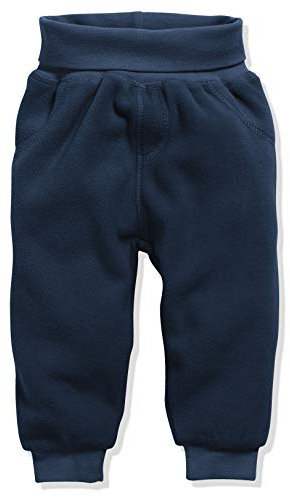 Playshoes Unisex Kinder Fleece-pumphose Baby-Hose, Marine, 104 EU