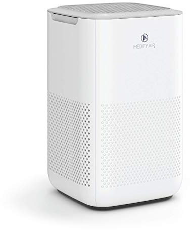 Medify MA-15 Air Purifier with H13 True HEPA Filter | 30 sq m Coverage | for Allergens, Smoke, Smokers, Dust, Odors, Pollen, Pet Dander | Quiet 99.9% Removal to 0.1 Microns | White, 1-Pack