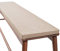 ZINN Weichschaum-Bankkissen, 3 cm dick, für Küche, Bank, Garten, Schaukel, Sitzkissen, Liegestuhl-Matte für drinnen und draußen, abnehmbarer Bezug, 180 x 35 cm, Beige