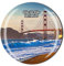 San Francisco America 3D Golden Gate Bridge Kühlschrankmagnet Souvenir Kristallglas Magnet Reise-Souvenir Sammlung Geschenk Zuhause Küche Dekoration