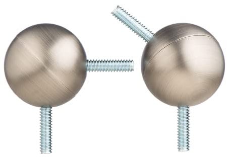 Ivilon Eckverbinder für Erkerfenster, für Stangen von 5/8 bis 1-1/8 Zoll, Zinn