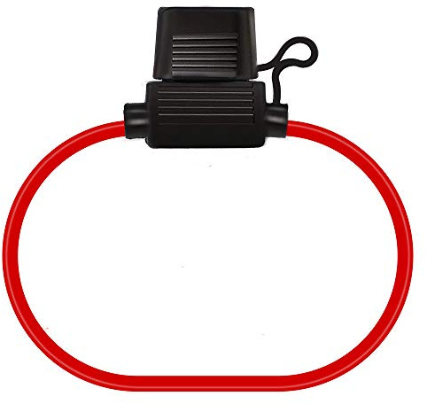 30A ATC ATO Inline Blade Fuse Holder 12V 30amp 16awg Wiring Connector | Waterproof Harness Adapter Standard Fuses Kit 5pcs for Car Truck Motorcycle Vehicle Marine Bus Power System