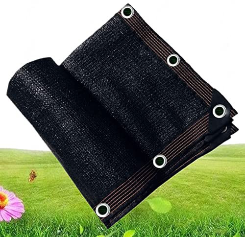 Schattennetz 2×3m 3×4m 3×5m 4×5m 3×6m 4×4m 4×6m 3×3m 4×8m Sonnensegel Schwarz Schattierungsnetz,Schattentuch Für Pflanzen,Sonnenschutznetz Mit Ösen,Beschattungsnetz Plane,Black-4x6m(13.1*19.7ft)