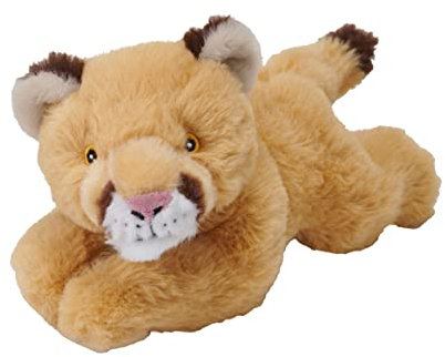 Wild Republic Ecokins Mini Berglöwe, Kuscheltier aus Stoff, Nachhaltiges Spielzeug, Baby Geschenk zur Geburt von Jungen und Mädchen, Stofftier 20 cm