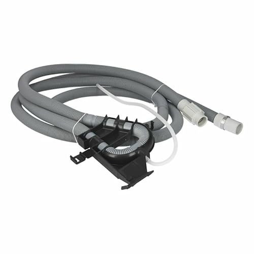 LUTH Premium Profi Parts Ablaufschlauch kompatibel mit Bauknecht 481010441234 Skit Mit Belüftung Schelle für Geschirrspüler