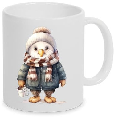 Personalisierte Tasse mit Adler Motiv– Individuell gestaltbar mit Namen oder Wunschtext