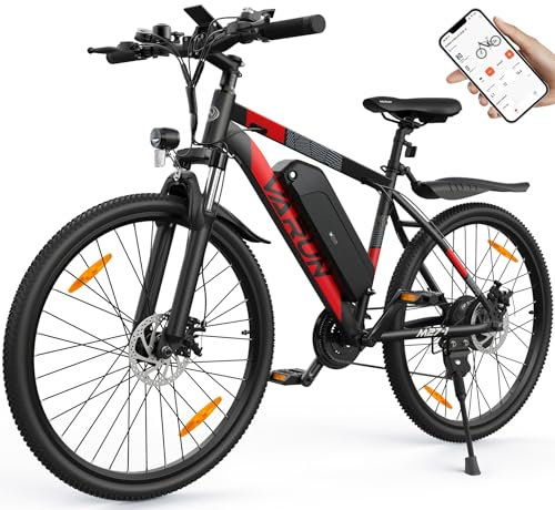 VARUN Electric Bike, 27.5 Electric Bikes for Adults with 48V/13Ah Removable Battery, 250W 55NM High-Speed Motor, Electric Bicycle with 21 Speeds, Mountain Ebike Endurance 100KM, Unisex Adult