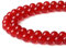XIANNVXI 8mm Naturstein Red Jasper Perlen zum Auffädeln mit Loch Runde Kristalle Edelsteine zum Auffädeln Perlen für Armbänder Ketten DIY Schmuck Basteln (ca. 47 Stück)