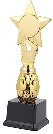 Milisten Pokale Zubehör für Fußballpartys Fußball-Trophäe kunststoffbecher plastikgläser Kinderbasketball Geschenktasche goldene Auszeichnung goldene Preistrophäe Torwart Wiederverwendbar