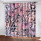 Vorhang Blickdicht Ösen Thermo Verdunkelungs Polyester Gardinen 2 Stück 3D Schöne Rosa Blumen Für Schlafzimmer Wohnzimmer Kinder Oder Babyzimmer - Bedruckte Verdunkelungsvorhänge-3O1I6A2F8R2