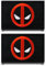 2 Stück Kompatibel mit Film Deadpool Logo Lustige Flagge Patch Abnehmbare Aufnäher mit Nylon Taktisch Militär Applikation für Weste Stickereibänder Rucksäcke Jacke Taschen Hundegeschirr Kleidung