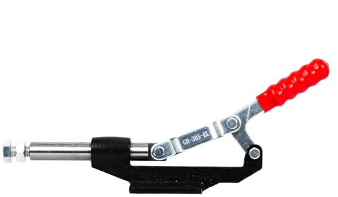 Confezione da 4 morsetti a ginocchiera INGDAUM® con asta di spinta GH-305EL, forza di tenuta 550 kg (4, GH-305EL)