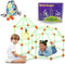 100 Pcs Kit Construction Cabane Enfant Brillent Dans Le Noir - Stem Jeu De Construction Cabane | Cabane Enfant A Construire | Kit Cabane Enfant +5 Ans | Construction Cabane Enfant Intérieur/Extérieur