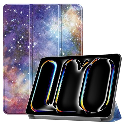 Lobwerk Smart Cover Custodia per Apple iPad Pro 11 2024 M4 di 5a generazione 11 pollici, custodia a libro
