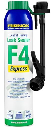 AMK® Fernox Central Heating Leak Sealer F4 Express 400ml Stops Leaks No Draining Needed