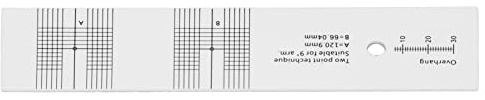Kartuschenausrichtungs-Winkelmesser-Werkzeug, Kontrastreiches Acryl Zur Einstellung des -Plattenspieler-Überhangs mit S-Arm, Einfache Kalibrierverbindung