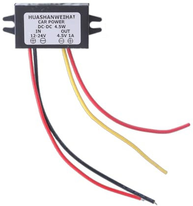 Convertidores de 12 V-24 V a 4,5 V para coche, voltajes de 12 V a 4,5 V, reguladores, convertidores doblados, fuentes de alimentación