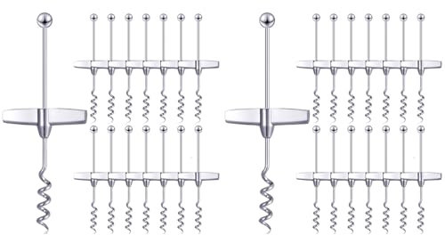 Umsoxhy 30 PièCes Tire-Bouchon de Voyage Ouvre-Bouteille de Vin Perlé Dissolvant de Bouchon de Vin pour Bar Restaurant Cuisine Cadeaux de