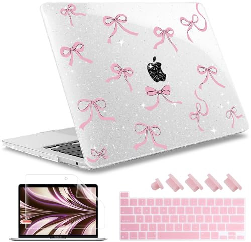 May Chen Schutzhülle für MacBook Pro 13 Zoll M2 2023,2022,2021,2020 A2338 M1 A2251 A2289, Kunststoff-Hartschale für MacBook Pro 13 Zoll mit Touch-Bar, passend für Touch-ID, transparente