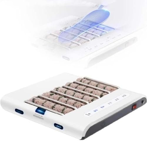 Machine de nettoyage de semelles de chaussures entièrement automatique, 260 tr/min, nettoyeur de chaussures à induction automatique rechargeable, 20 fois/s, faible bruit, facile à nettoyer, pour le