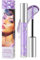 Mascara con brillantini, mascara con brillantini, mascara con brillantini, mascara impermeabile, per allungare e volume, per feste, festival musicali, trucco per occhi scintillanti (#03 viola)