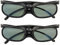 Juroupi DLP Link 3D Glasses Rechargeable 144Hz Refresh Left Right Eye Rotation 3D Active Shutter Glasses for Projector