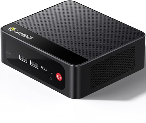 Beelink Mini PC, AMD Ryzen 7 6800U(up to 4.7GHz), 32GB LPDDR5 1TB PCIe4.0, Radeon 680M Graphics Triple 4K Display, Wi-Fi 6/BT5.2, Office Mini Desktop Computer