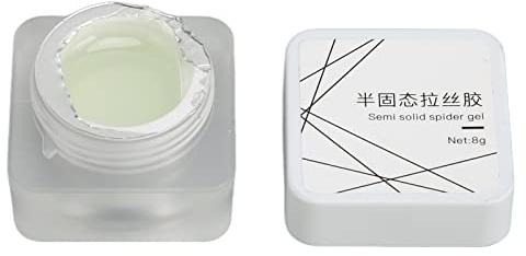 Bamjour Vernis à Ongles en Gel, Gel de Peinture Transparent Semi-solide pour Manucure, Décoration à Paillettes, Nail Art, Dessin pour Ligne de Traction
