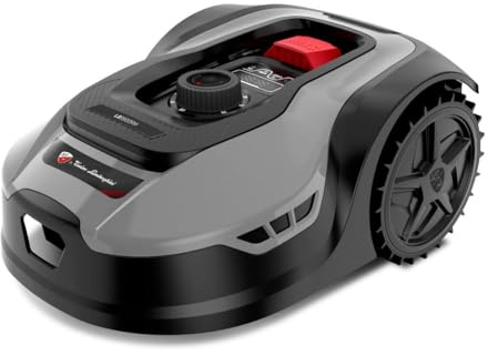 Tonino Lamborghini GM – Robot Tondeuse jusqu'à 750 m², Pilotage par Application, Silencieux et précis