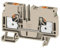 Weidmüller 1992110000 A2C 6 - Morsetto di passo, push in, 6 mm2, 800 V, 41 A, colore: Beige scuro, confezione da 50