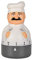 Jayron Kitchen Timer Kochtimer Countdown Timer Mechanischer Timer 60 Minuten Countdown-Timer Kochförmiger Wecker,Geeignet für Kinder und ältere Menschen, Kann Zum Kochen Verwendet Werden