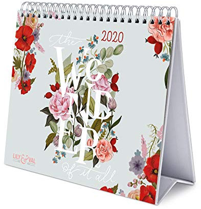 Erik® Lily&Val Deluxe Tischkalender 2020 (17x20 cm)