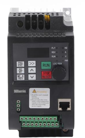 Garosa Convertisseur de fréquence de 2,2KW 220VAC VFD convertisseur variateur de fréquence d'entraînement monophasé à triphasé