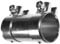 BITS4REASONS E-TECH EC010 New Model Heavy Duty Adjustable Exhaust Pipe Joiner/Connector 48MM to 50MM, 80MM Long