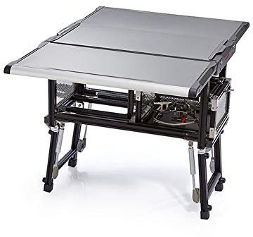 LXLTLB Cocina De Camping, Mesa Camping Plegable, Armario Plegable Compartimentos Y Encimera para Utensilios De Cocina, para Picnic De Viaje Al Aire Libre Parilla