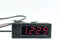 Voltmetro Orologio Termometro 3 in 1 12V Auto Digitale Impermeabile Antiurto CC 12V LED Display Digitale Voltometro LED per Motociclo Auto