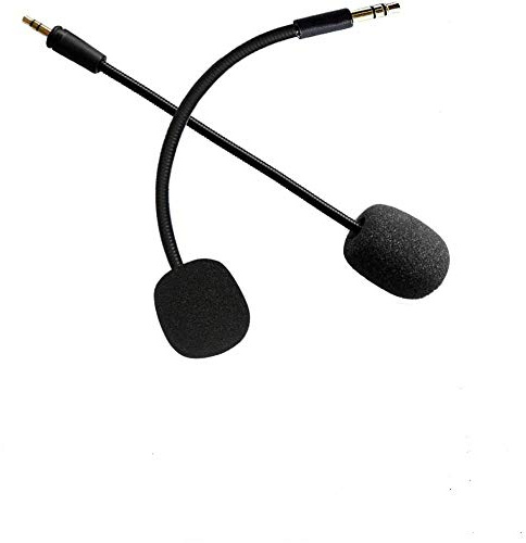 Turtle Beach Mikrofon Ersatz 3,5 mm Abnehmbares Spielmikrofon Galgen für PDP Afterglow AG6 Ear Force Xbox One Stealth 400 420x 450 500p 520 Recon 50x 50p 50 60p 150 Gaming Headset (2 Stück)