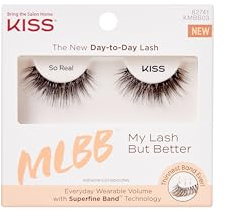 Kiss My Lash But Better, False Eyelashes, 'So Real', 12mm, Includes 1 Pair Of Lash, Easy to Apply, Reusable Lash Clusters