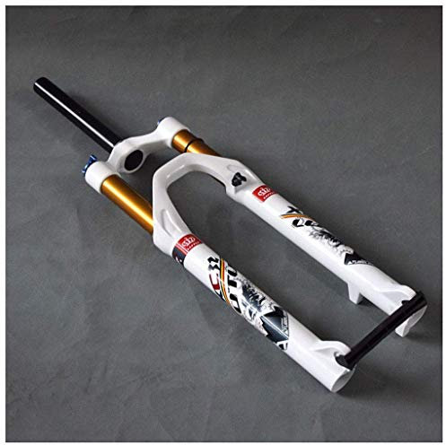TYXTYX 26 Pouces Fourche à Suspension, VTT 1-1/8Alliage d'aluminium léger Tube Droit VTT vélo épaule contrôle Voyage 120mm