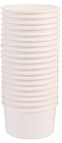 NUOBESTY 100pcs Disposable Ice Cream Cup Dessert Cup Parfait Appetizer Cup Cold Desert Cups Ice Cream Float Cups Sundae Cups Pudding Cup Appetizer Cups Milkshake Iced Bulk Bowls