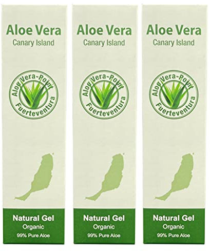 Aloe Vera Point Organic Aloe Vera Gel 99% 250ml kaltgepresst von Fuerteventura - 3 Einheiten