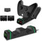 Estación de carga de controlador para Xbox One, cargador de controlador con 2 paquetes de baterías recargables de 800 mAh compatibles con controladores inalámbricos Xbox One/One X/One S/Xbox One Elite