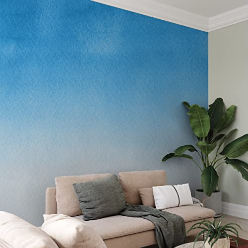 Muralo Selbstklebende FOTOTAPETE 135x90 TAPETE Wandtapeten Blau Abstraction Ombre Dekor Wohnzimmer Schlafzimmer Moderne Wandbilder XXL Wand Dekoration Abstrakt Luxus Br. 135 cm x Hö. 90 cm